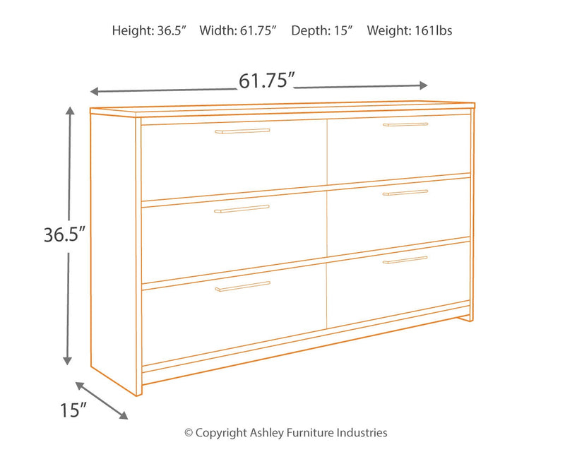 Baystorm Gray Dresser