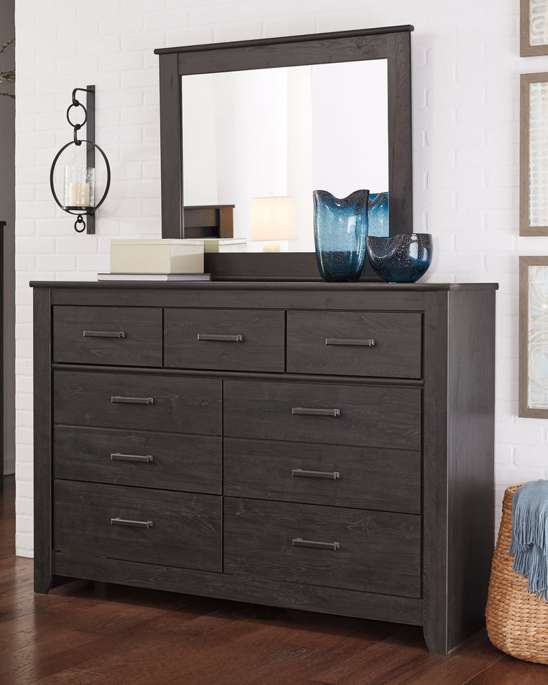 Brinxton Charcoal Dresser And Mirror