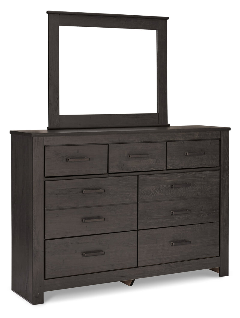 Brinxton Charcoal Dresser And Mirror