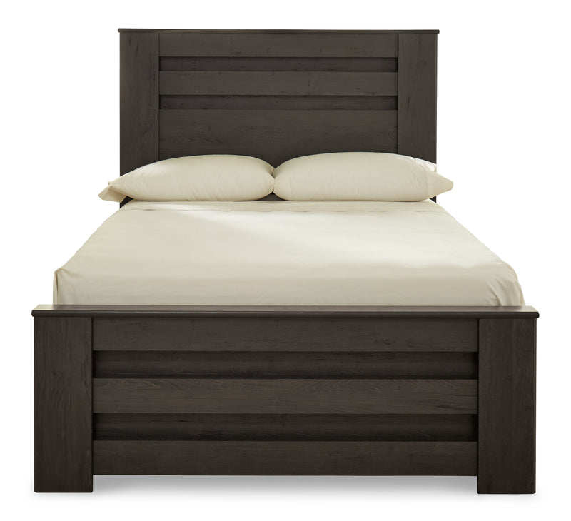 Brinxton Charcoal Full Panel Bed