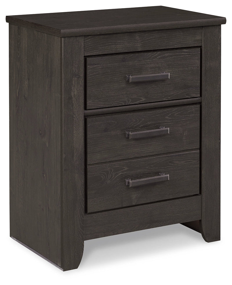 Brinxton Charcoal Nightstand