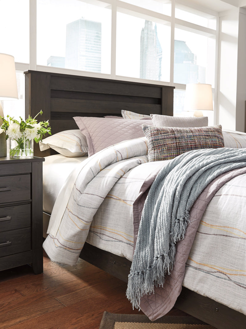 Brinxton Charcoal Full Panel Bed