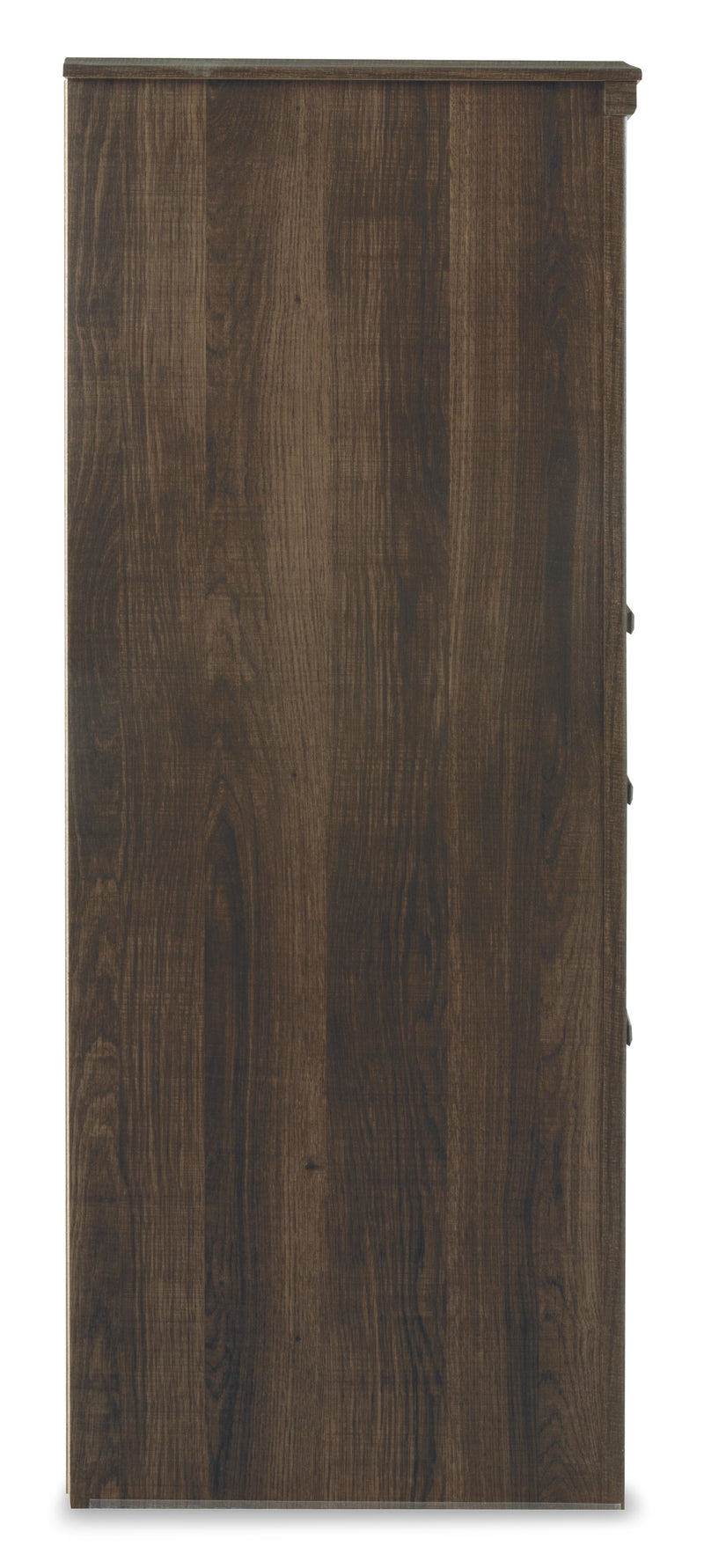 Juararo Dark Brown Dresser And Mirror