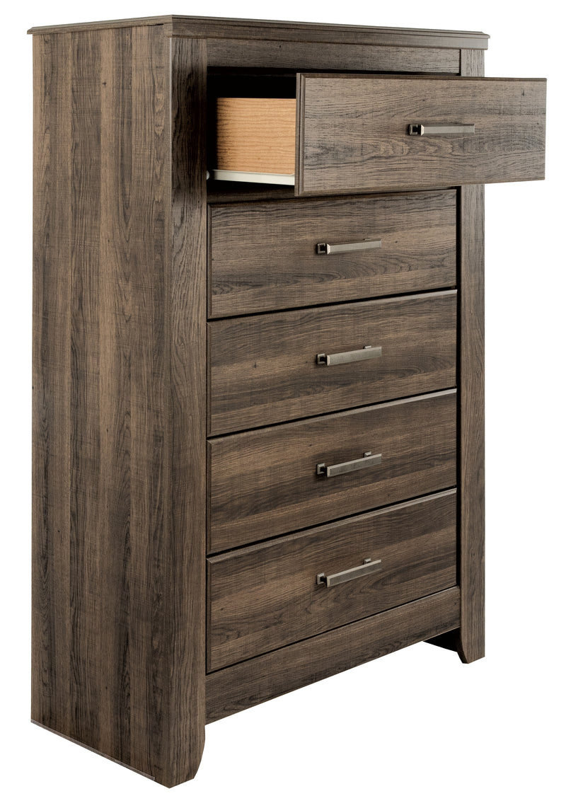 Juararo Dark Brown Chest Of Drawers