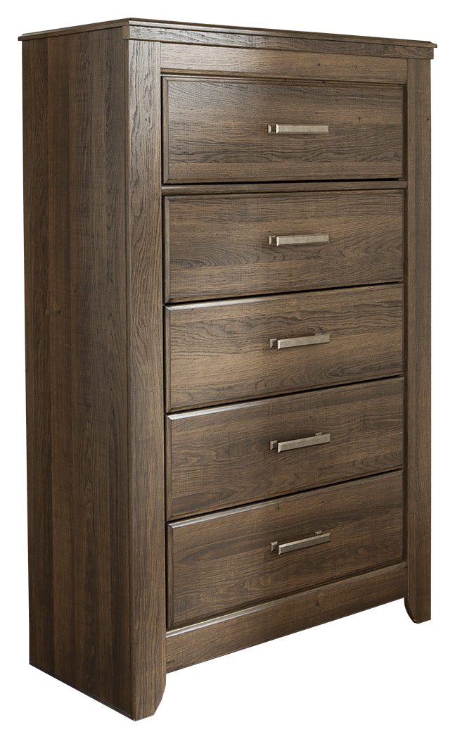 Juararo Dark Brown Chest Of Drawers