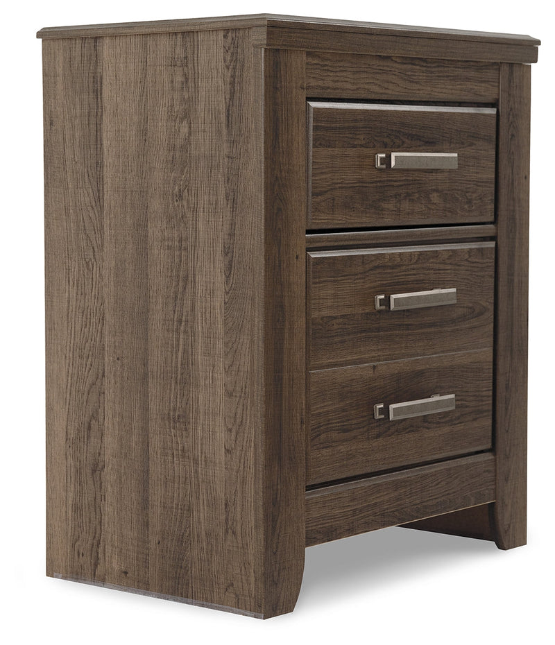 Juararo Dark Brown Nightstand