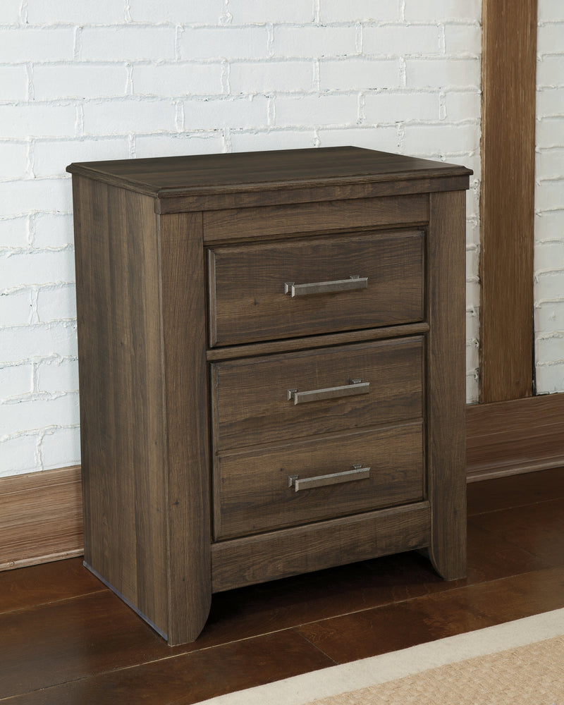 Juararo Dark Brown Nightstand