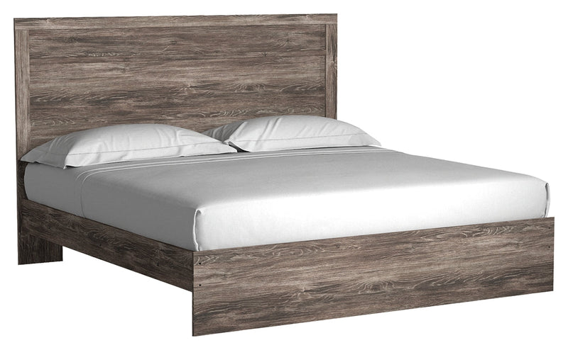 Ralinksi Gray King Panel Bed