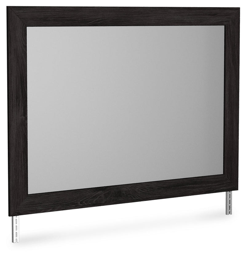 Belachime Black Bedroom Mirror