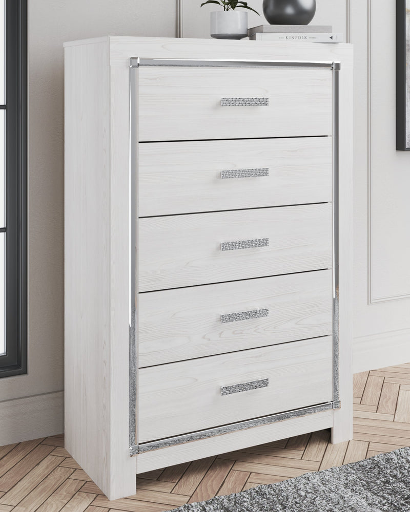 Altyra White Chest Of Drawers