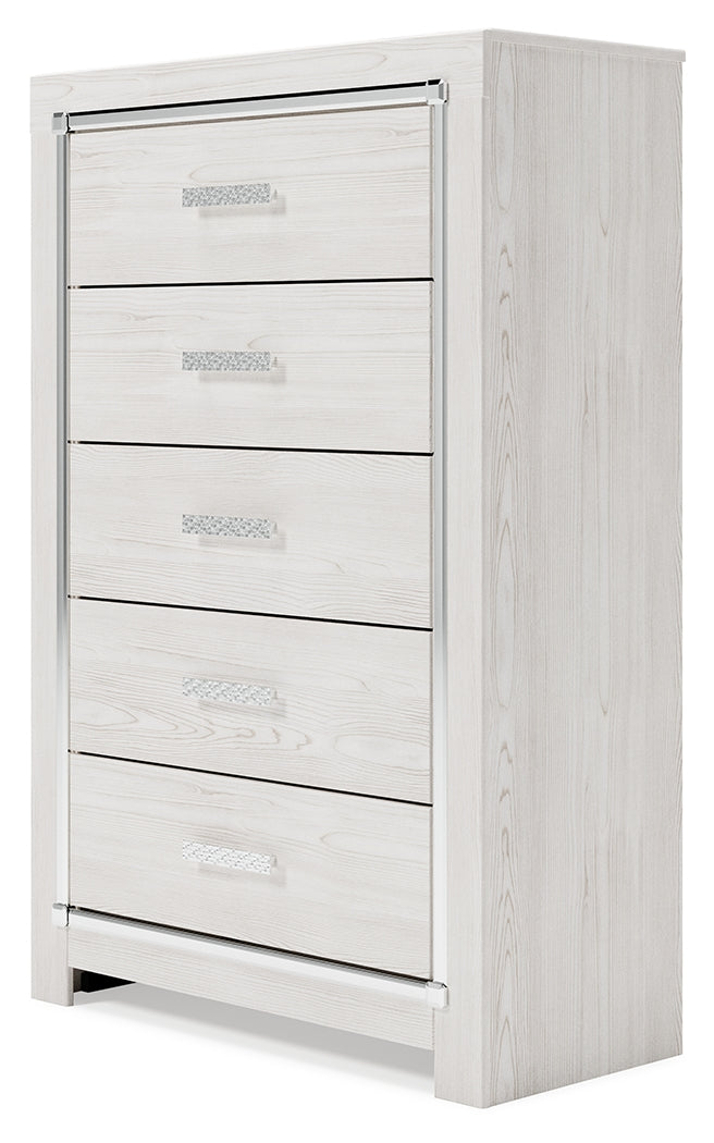 Altyra White Chest Of Drawers