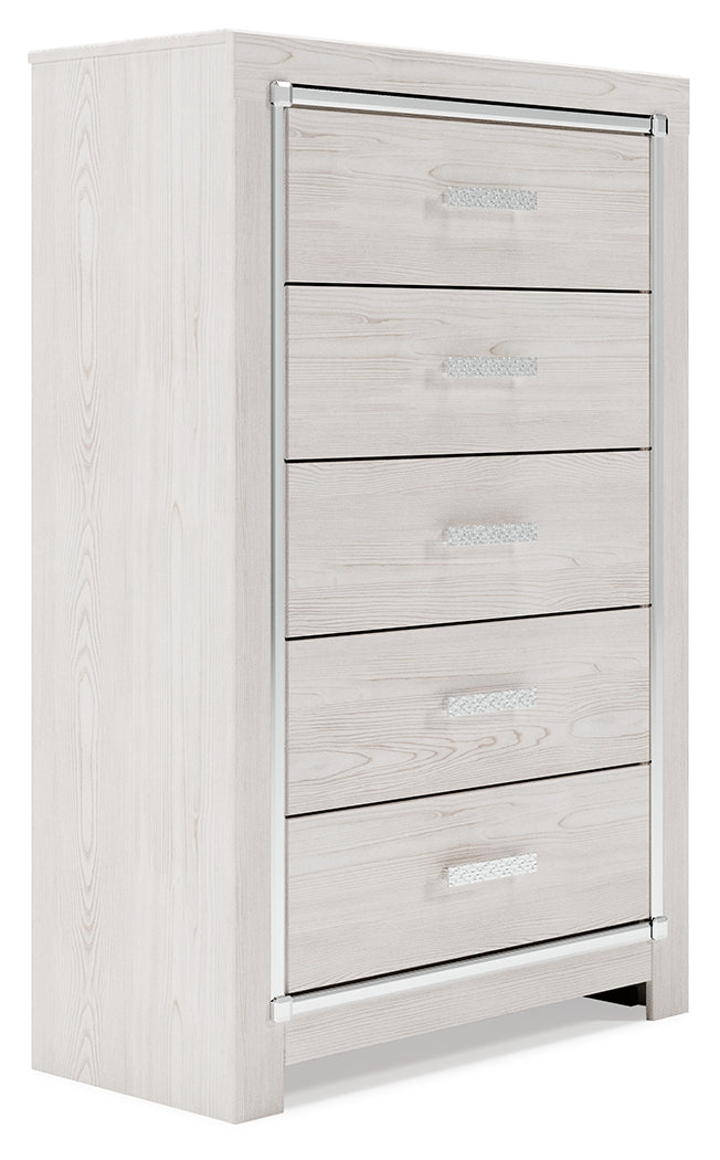 Altyra White Chest Of Drawers