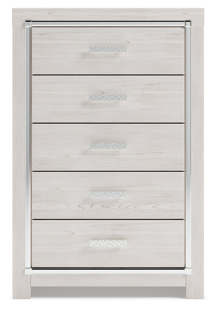 Altyra White Chest Of Drawers