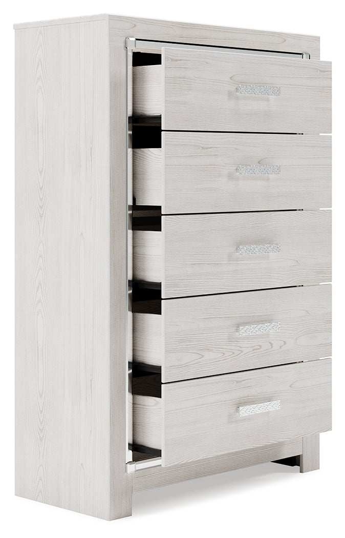 Altyra White Chest Of Drawers