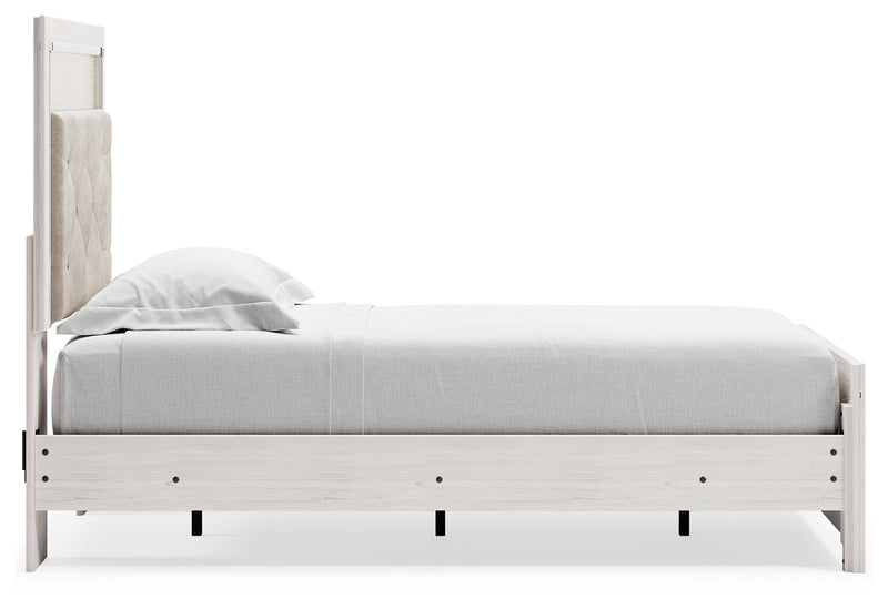 Altyra White Twin Panel Bed