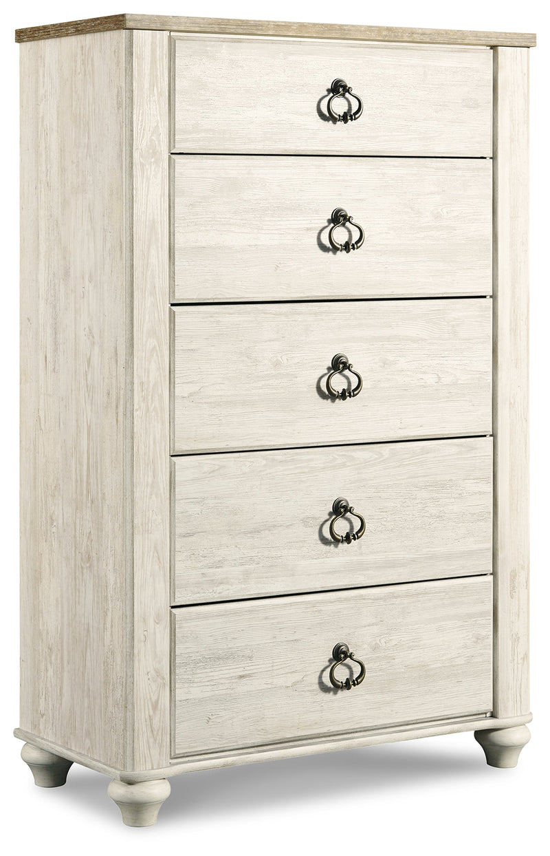 Willowton Two-Tone Chest Of Drawers