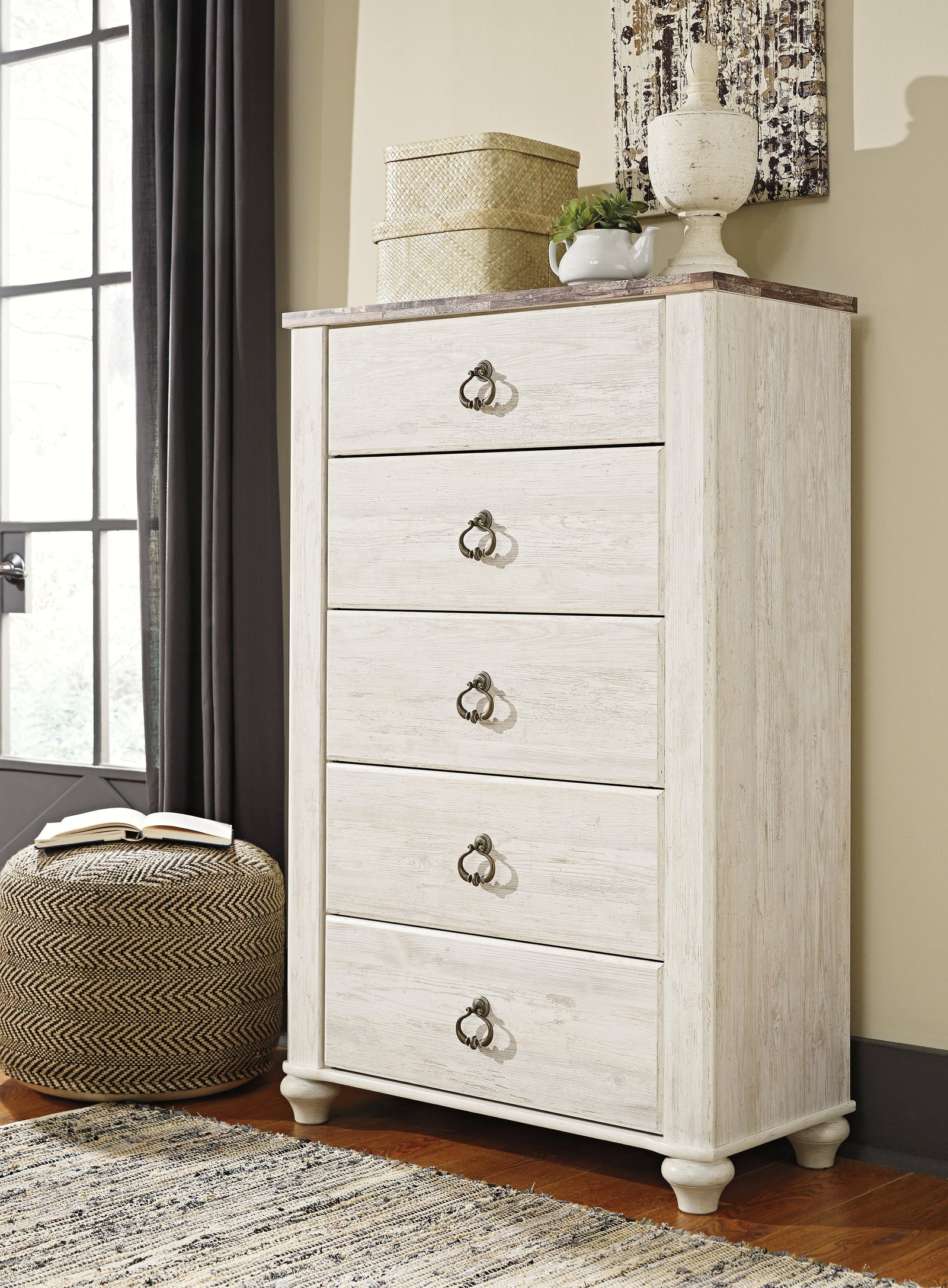 Willowton Two-Tone Chest Of Drawers