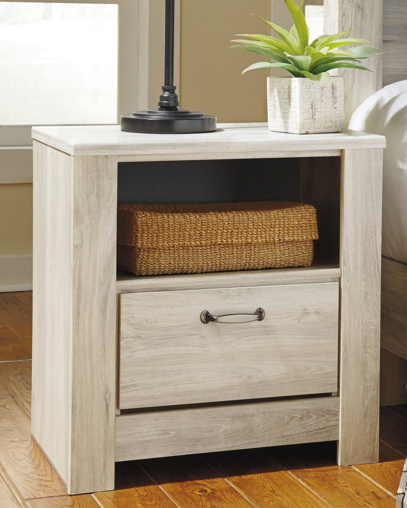 Bellaby Whitewash Nightstand