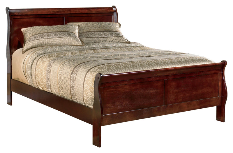 Alisdair Dark Brown Queen Sleigh Bed