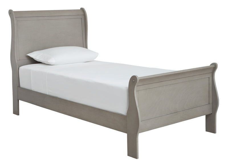 Kordasky Gray Twin Sleigh Bed