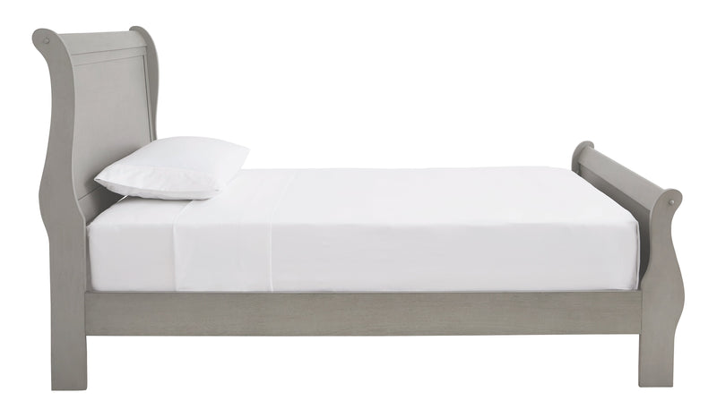 Kordasky Gray Twin Sleigh Bed