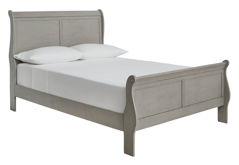 Kordasky Gray Full Sleigh Bed