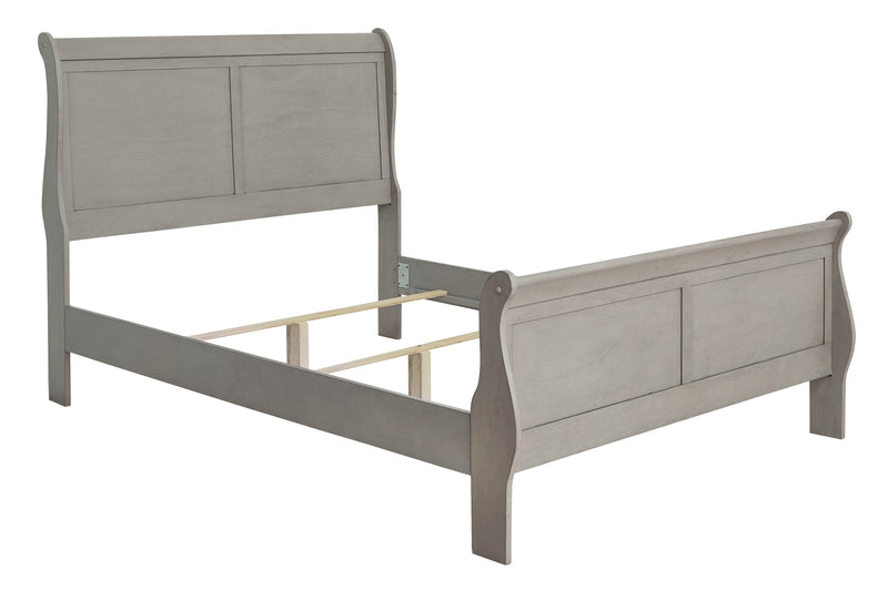 Kordasky Gray Full Sleigh Bed