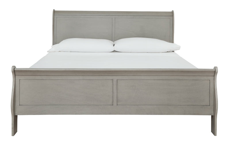 Kordasky Gray King Sleigh Bed