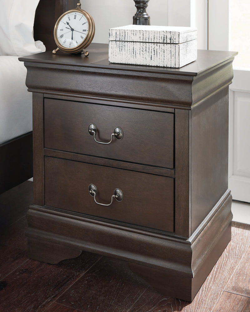 Leewarden Dark Brown Nightstand