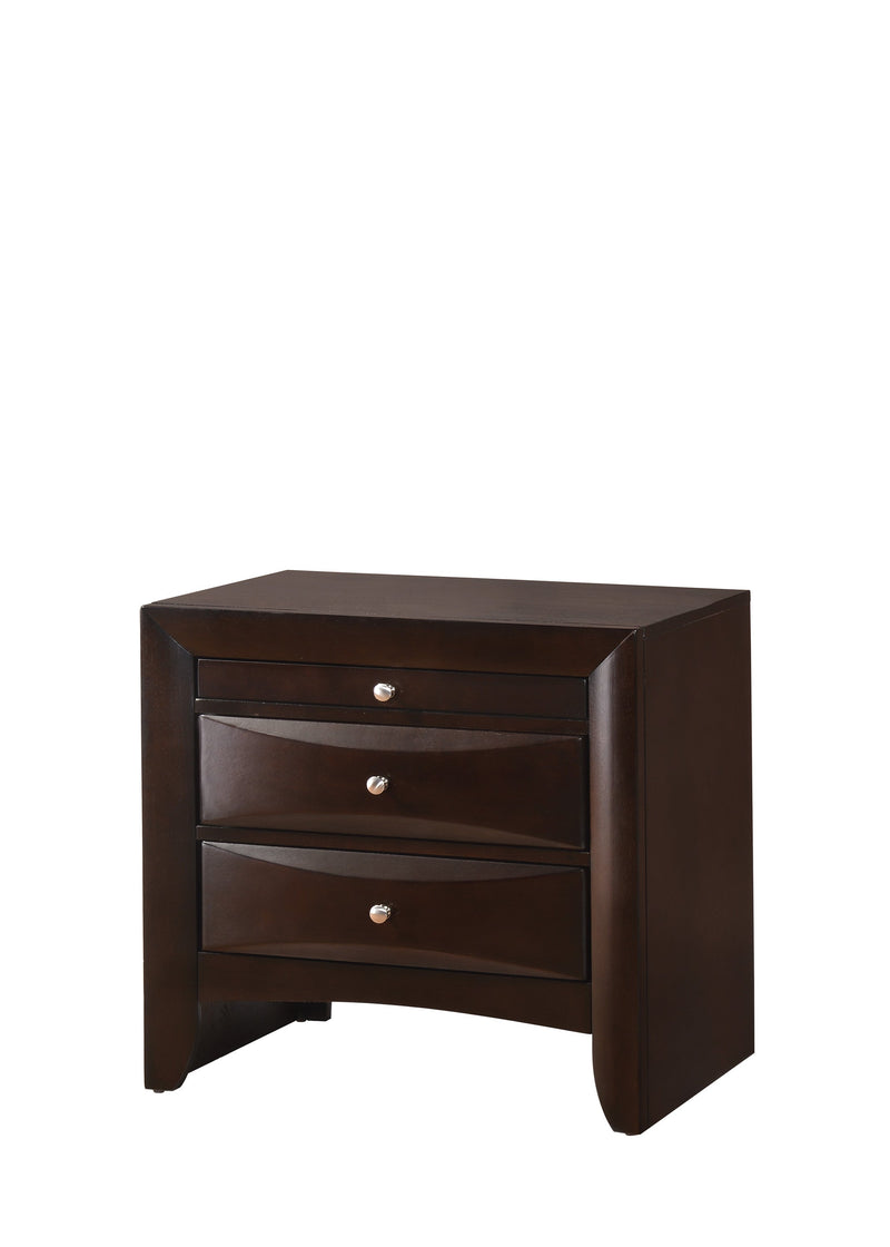 Emily Chest Dark Cherry 5 Drawers