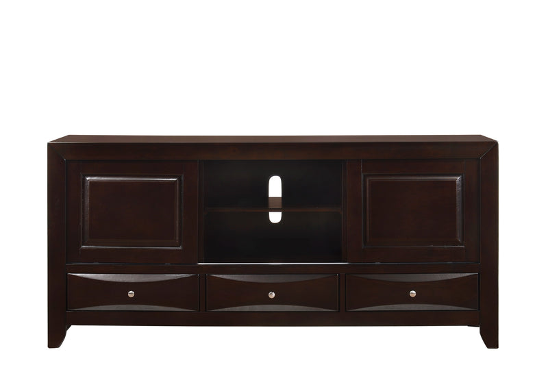 Emily Chest Dark Cherry 5 Drawers