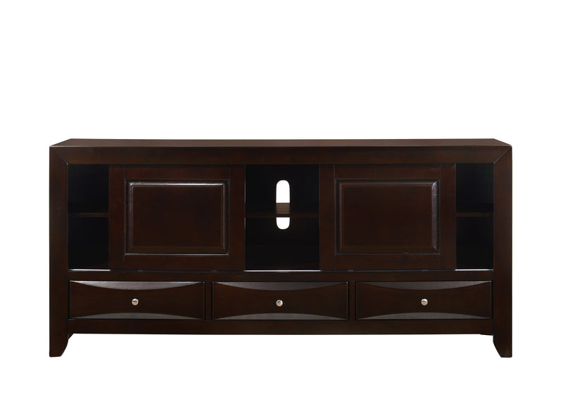 Emily Chest Dark Cherry 5 Drawers