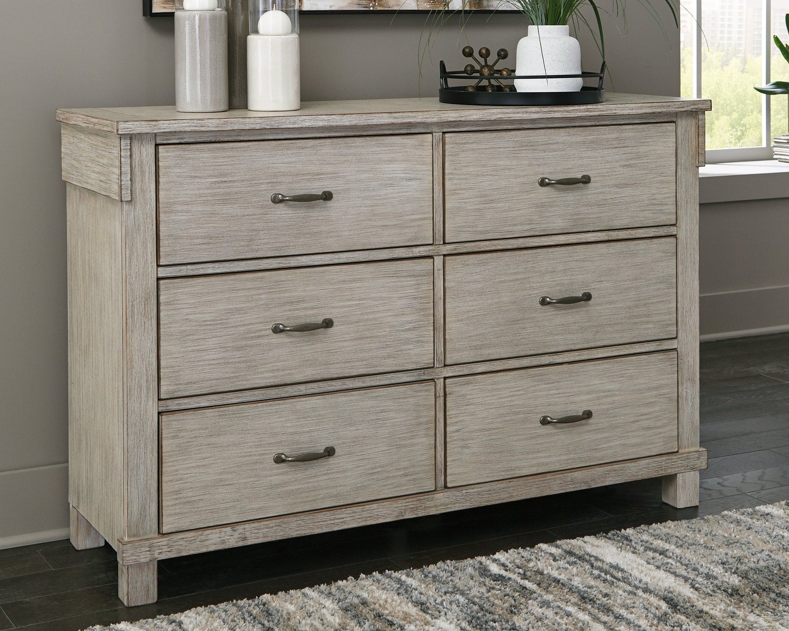 Hollentown Whitewash Dresser