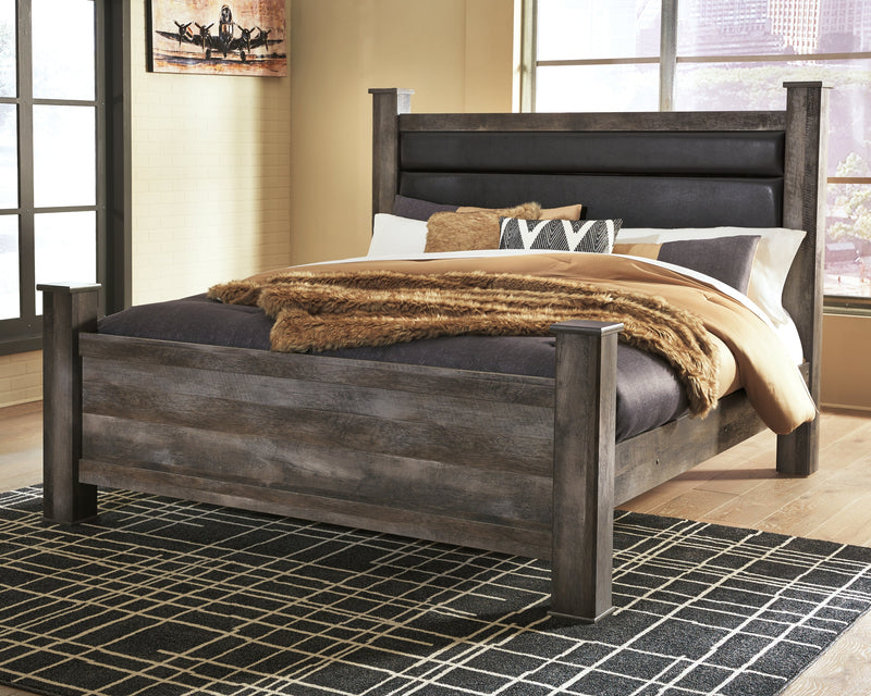 Wynnlow Gray King Poster Bed