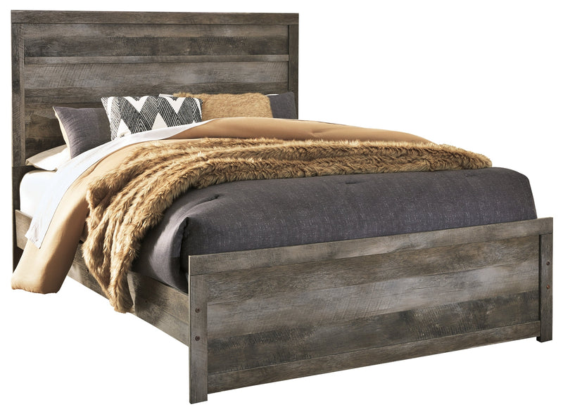 Wynnlow Gray Queen Panel Bed