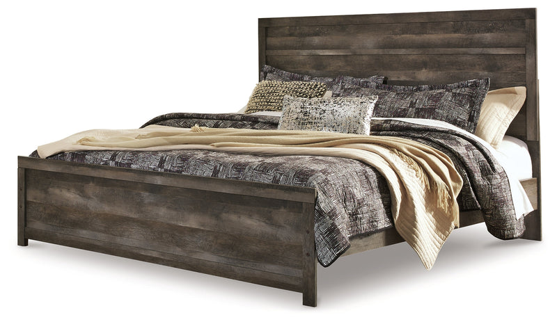 Wynnlow Gray King Panel Bed