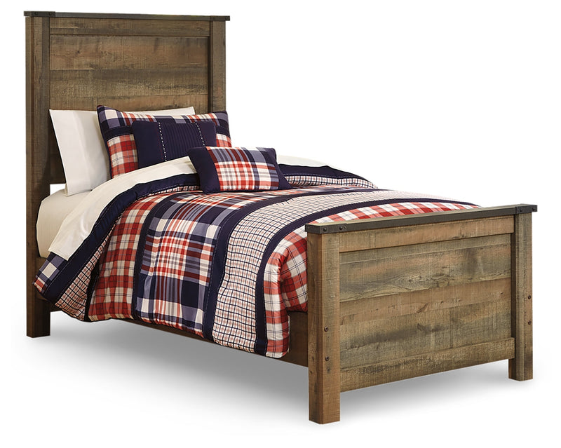 Trinell Brown Twin Panel Bed