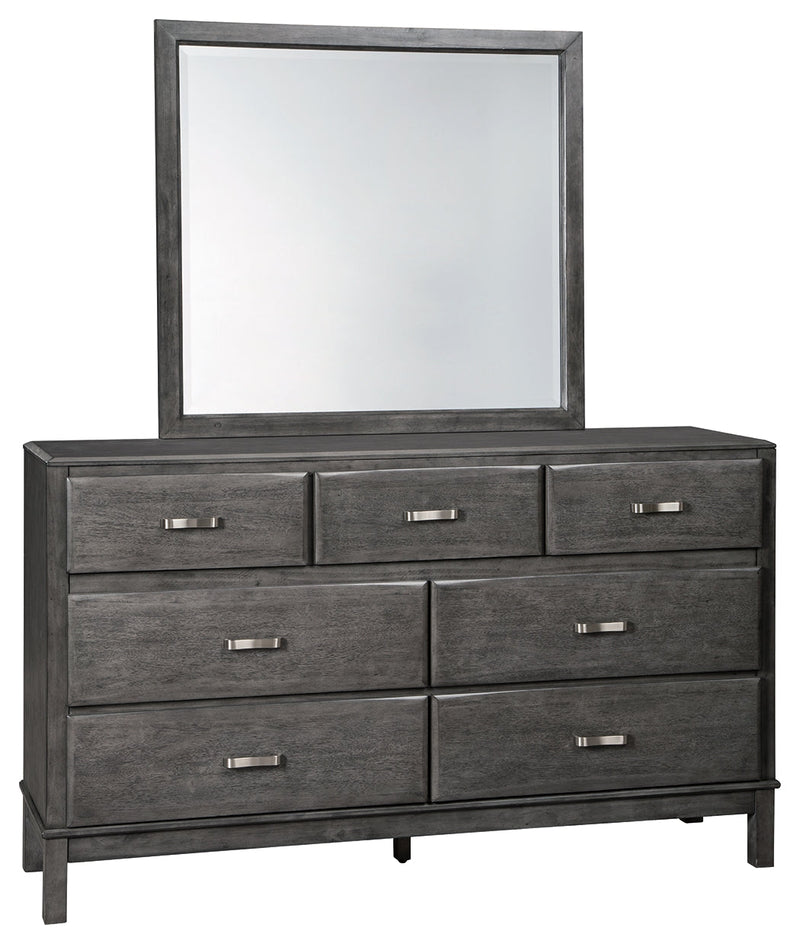 Caitbrook Gray Dresser And Mirror