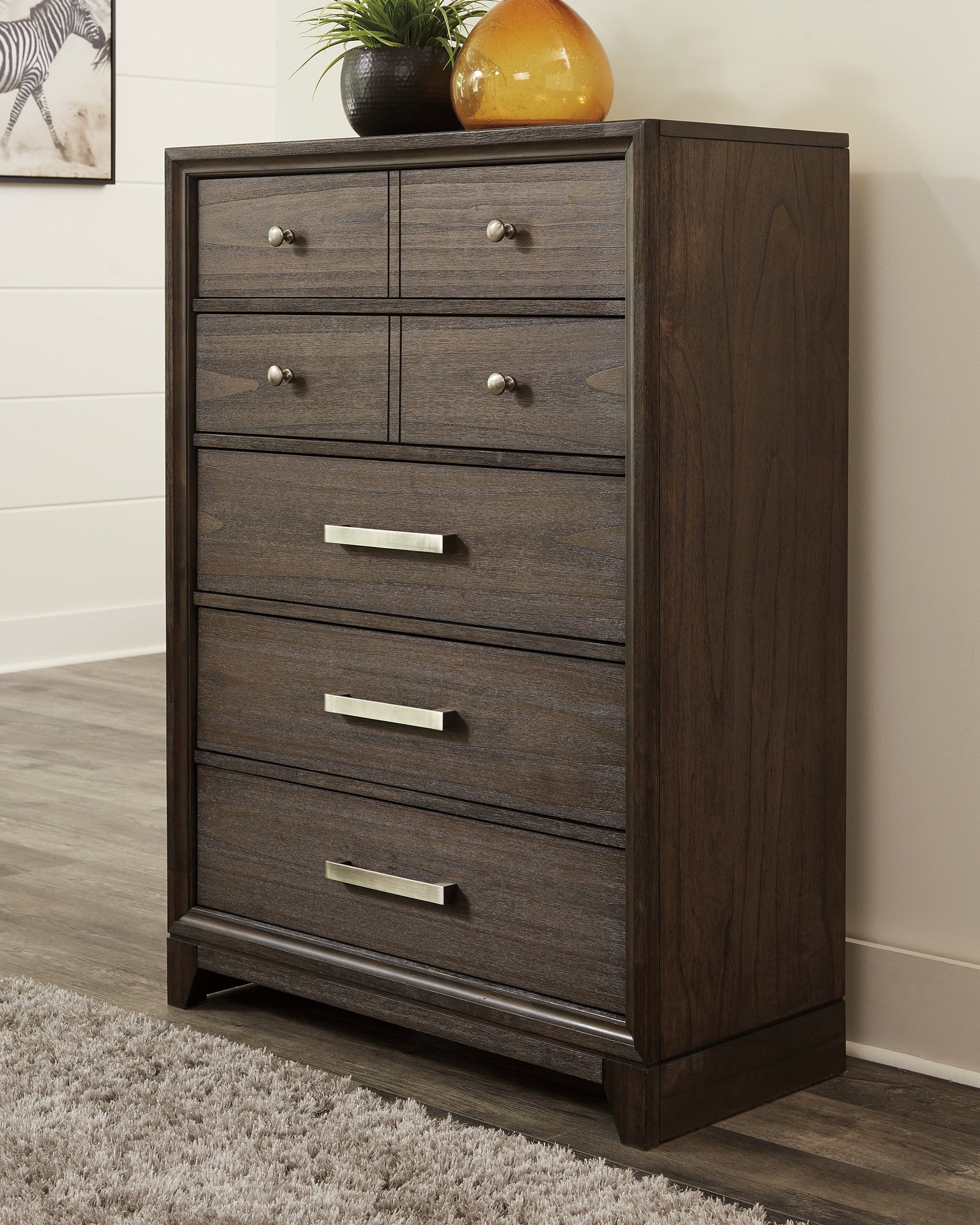 Brueban Brown Chest Of Drawers