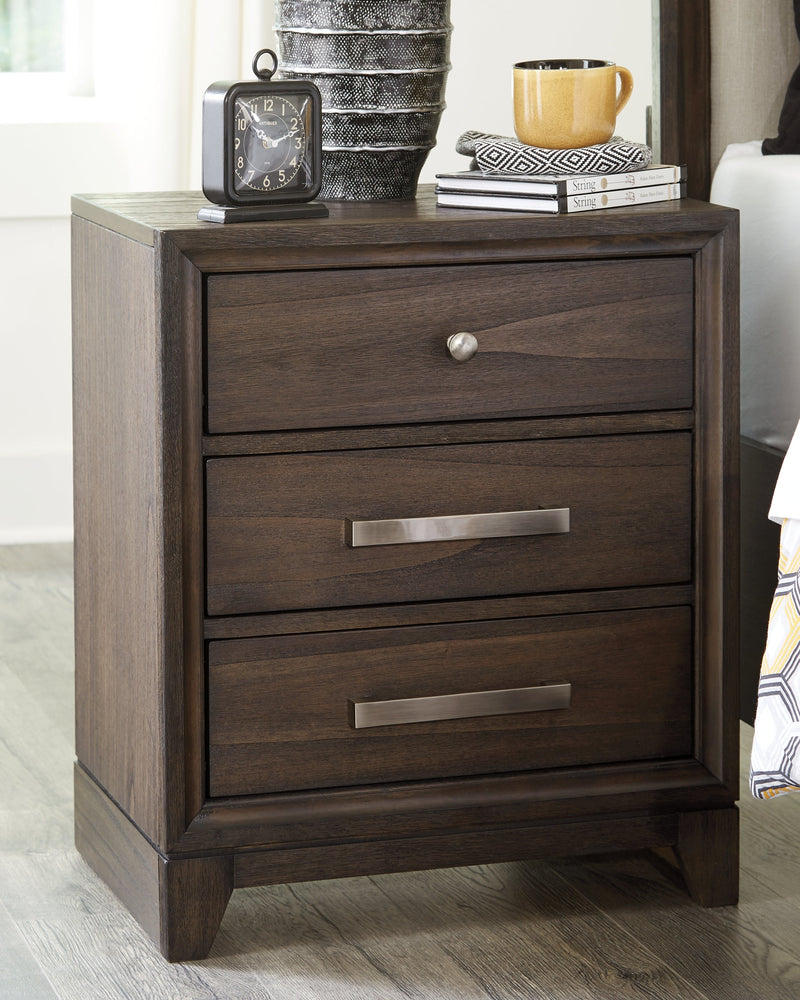 Brueban Brown Nightstand