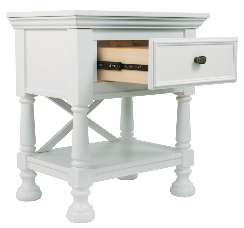 Kaslyn White Nightstand