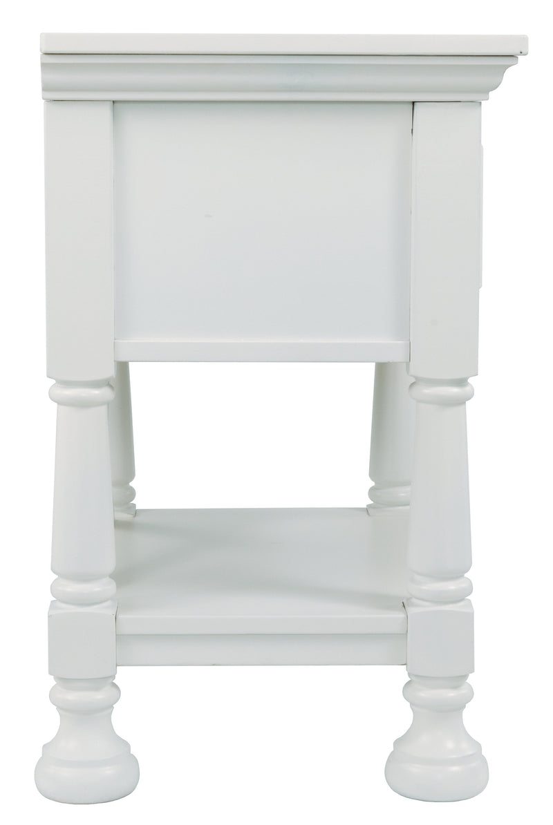 Kaslyn White Nightstand