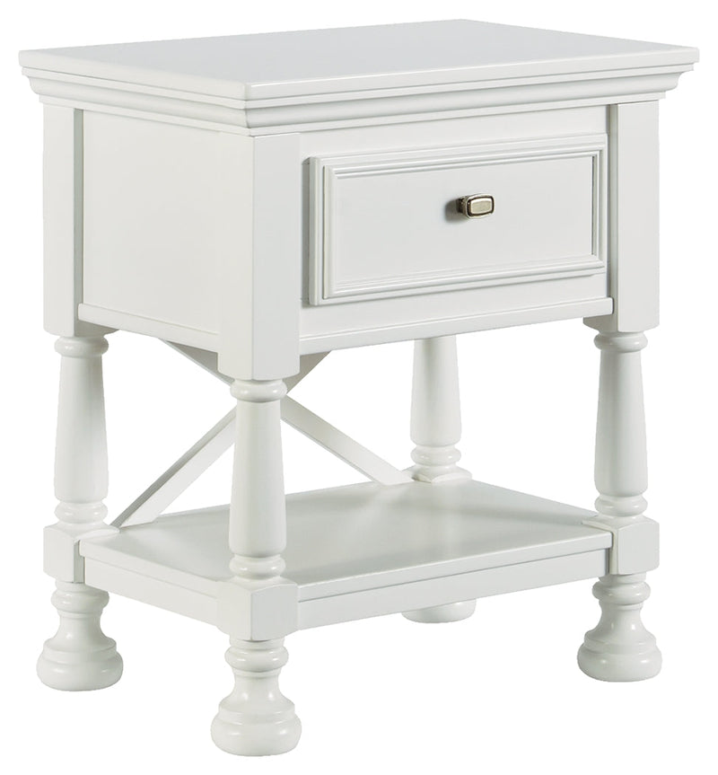 Kaslyn White Nightstand