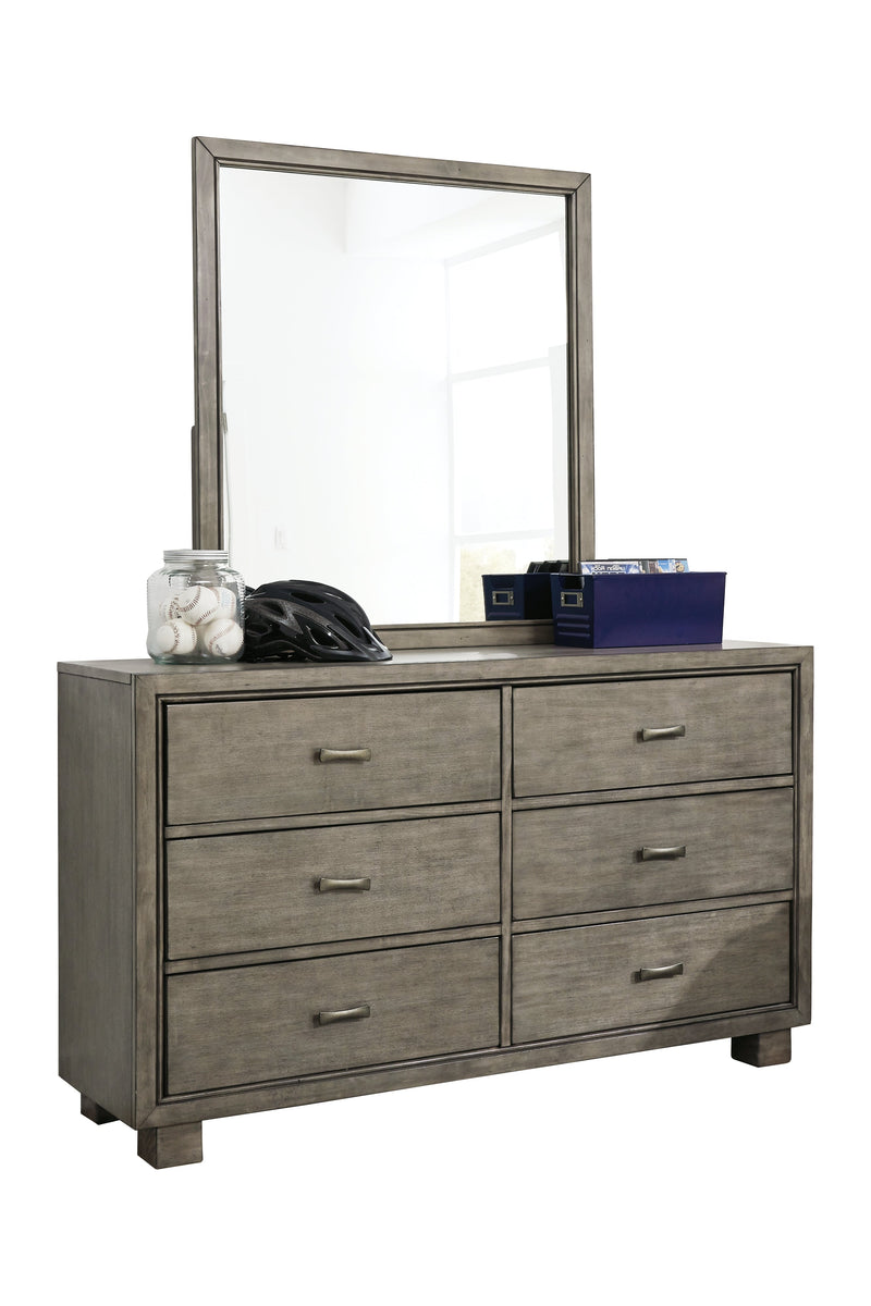 Arnett Gray Dresser And Mirror