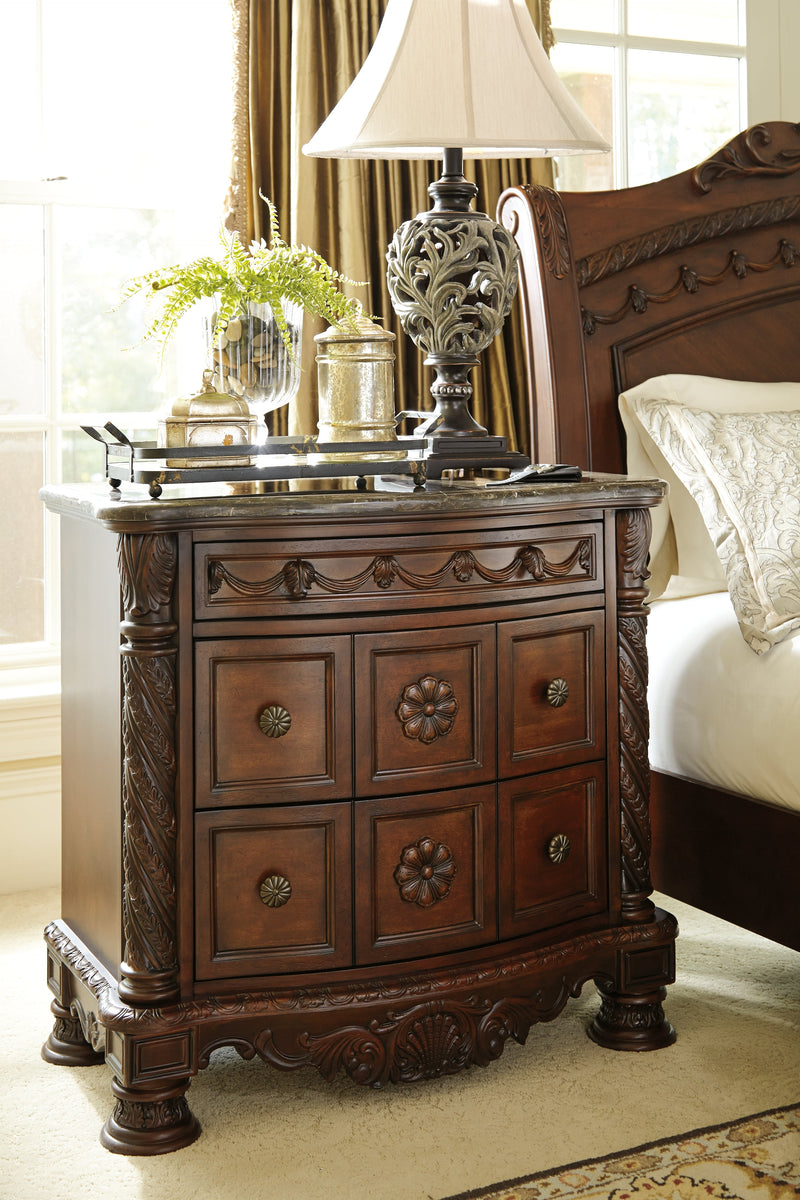 North Shore Dark Brown Nightstand