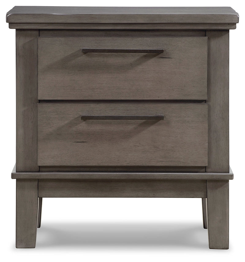 Hallanden Gray Nightstand