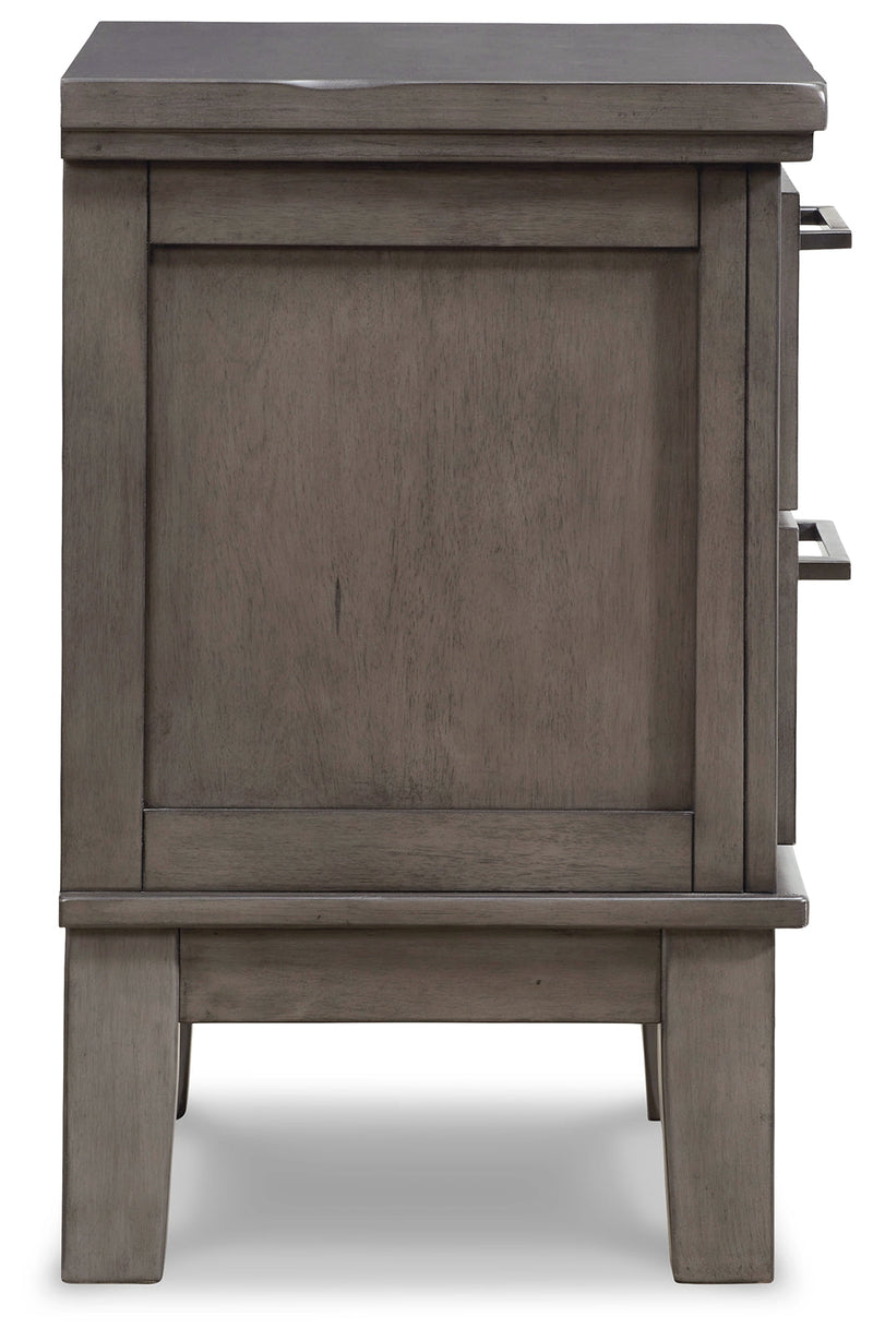 Hallanden Gray Nightstand