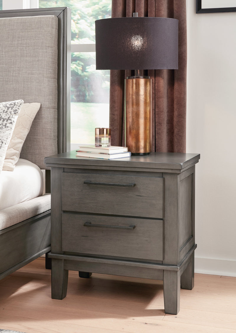 Hallanden Gray Nightstand