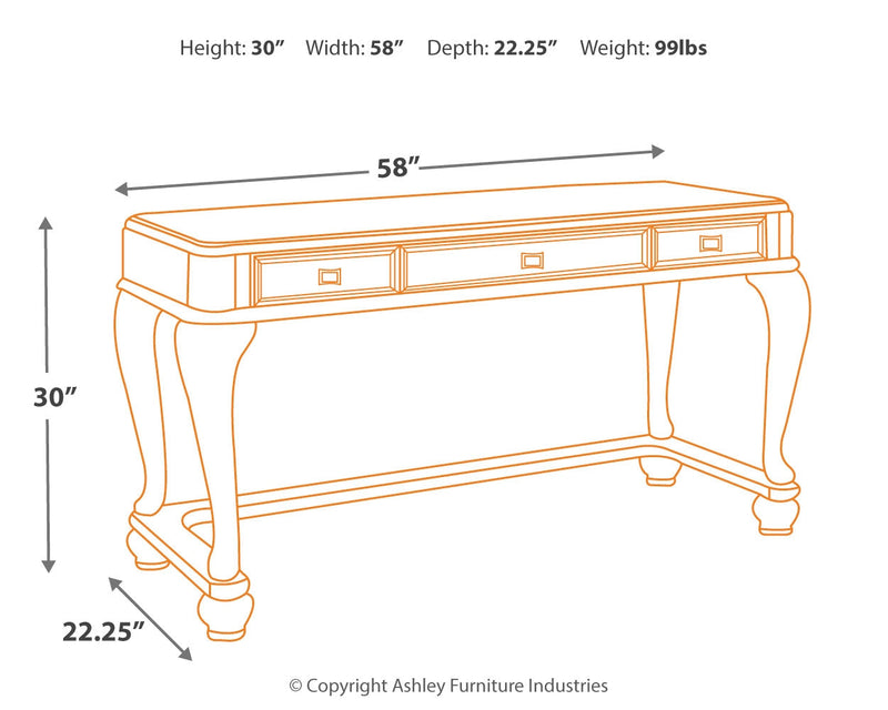 Coralayne Silver Vanity