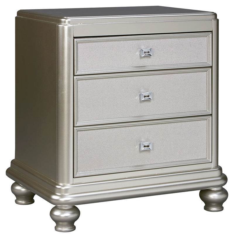 Coralayne Silver Nightstand